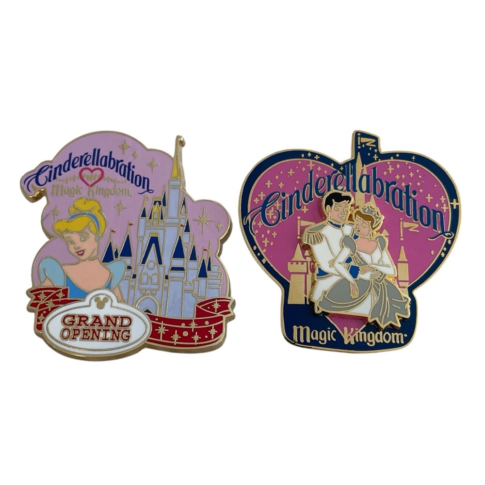 Disney Pins Cinderellabration Magic Kingdom Grand Opening Hidden Mickey EUC - Picture 2 of 12